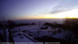 Pohled na jih, hrad Trosky