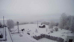 Pohled na jih, hrad Trosky