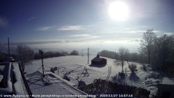 Pohled na jih, hrad Trosky