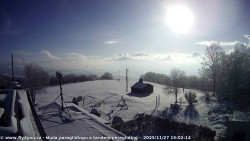 Pohled na jih, hrad Trosky