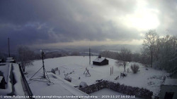 Pohled na jih, hrad Trosky