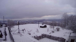 Pohled na jih, hrad Trosky