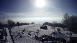 Pohled na jih, hrad Trosky