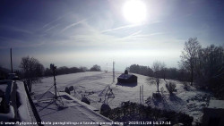 Pohled na jih, hrad Trosky