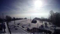 Pohled na jih, hrad Trosky