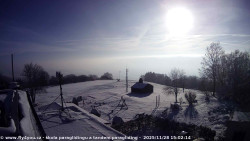 Pohled na jih, hrad Trosky