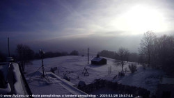 Pohled na jih, hrad Trosky