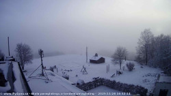 Pohled na jih, hrad Trosky