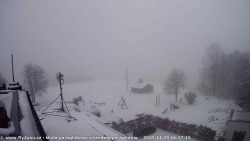 Pohled na jih, hrad Trosky