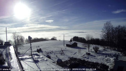 Pohled na jih, hrad Trosky