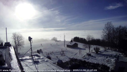 Pohled na jih, hrad Trosky