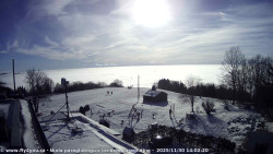 Pohled na jih, hrad Trosky