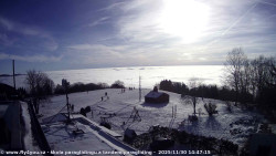 Pohled na jih, hrad Trosky