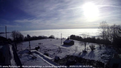 Pohled na jih, hrad Trosky