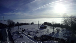 Pohled na jih, hrad Trosky