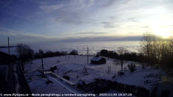 Pohled na jih, hrad Trosky