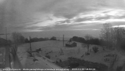 Pohled na jih, hrad Trosky