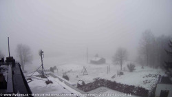 Pohled na jih, hrad Trosky