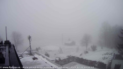 Pohled na jih, hrad Trosky