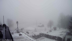 Pohled na jih, hrad Trosky