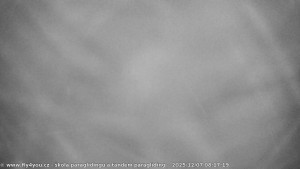 Kozákov - Pohled na jih, hrad Trosky - 7.12.2025 v 07:00 Kozákov - Pohled na jih, hrad Trosky - 7.12.2025 v 07:00