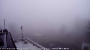 Kozákov - Pohled na jih, hrad Trosky - 7.12.2025 v 15:15 Kozákov - Pohled na jih, hrad Trosky - 7.12.2025 v 15:15