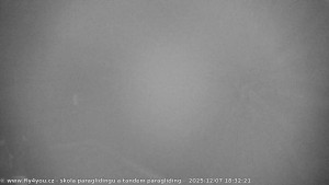 Kozákov - Pohled na jih, hrad Trosky - 7.12.2025 v 17:15 Kozákov - Pohled na jih, hrad Trosky - 7.12.2025 v 17:15