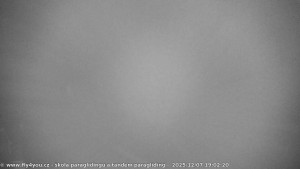 Kozákov - Pohled na jih, hrad Trosky - 7.12.2025 v 17:45 Kozákov - Pohled na jih, hrad Trosky - 7.12.2025 v 17:45