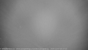 Kozákov - Pohled na jih, hrad Trosky - 7.12.2025 v 19:00 Kozákov - Pohled na jih, hrad Trosky - 7.12.2025 v 19:00