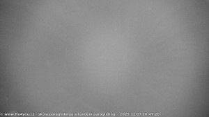 Kozákov - Pohled na jih, hrad Trosky - 7.12.2025 v 19:30 Kozákov - Pohled na jih, hrad Trosky - 7.12.2025 v 19:30