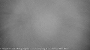 Kozákov - Pohled na jih, hrad Trosky - 9.12.2025 v 06:15 Kozákov - Pohled na jih, hrad Trosky - 9.12.2025 v 06:15