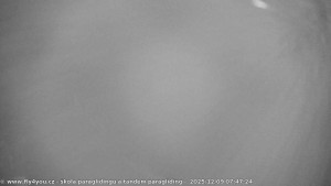 Kozákov - Pohled na jih, hrad Trosky - 9.12.2025 v 06:30 Kozákov - Pohled na jih, hrad Trosky - 9.12.2025 v 06:30