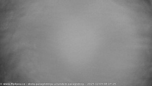 Kozákov - Pohled na jih, hrad Trosky - 9.12.2025 v 07:00 Kozákov - Pohled na jih, hrad Trosky - 9.12.2025 v 07:00