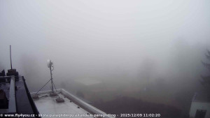 Kozákov - Pohled na jih, hrad Trosky - 9.12.2025 v 09:45 Kozákov - Pohled na jih, hrad Trosky - 9.12.2025 v 09:45