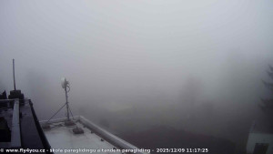 Kozákov - Pohled na jih, hrad Trosky - 9.12.2025 v 10:00 Kozákov - Pohled na jih, hrad Trosky - 9.12.2025 v 10:00