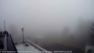 Kozákov - Pohled na jih, hrad Trosky - 9.12.2025 v 10:15 Kozákov - Pohled na jih, hrad Trosky - 9.12.2025 v 10:15