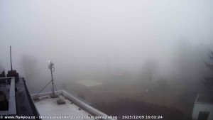 Kozákov - Pohled na jih, hrad Trosky - 9.12.2025 v 14:45 Kozákov - Pohled na jih, hrad Trosky - 9.12.2025 v 14:45