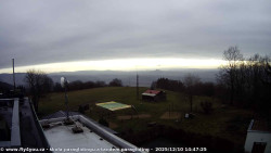 Pohled na jih, hrad Trosky