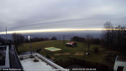 Pohled na jih, hrad Trosky