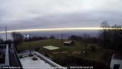 Pohled na jih, hrad Trosky