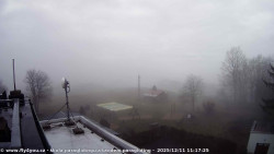 Pohled na jih, hrad Trosky