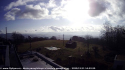 Pohled na jih, hrad Trosky