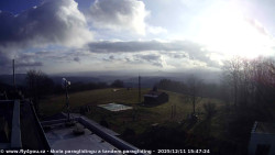 Pohled na jih, hrad Trosky