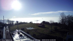 Pohled na jih, hrad Trosky