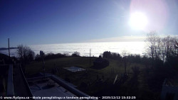 Pohled na jih, hrad Trosky