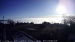 Pohled na jih, hrad Trosky