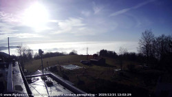 Pohled na jih, hrad Trosky