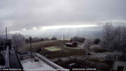 Pohled na jih, hrad Trosky