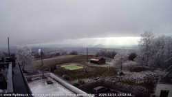 Pohled na jih, hrad Trosky