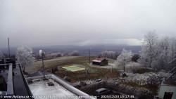 Pohled na jih, hrad Trosky